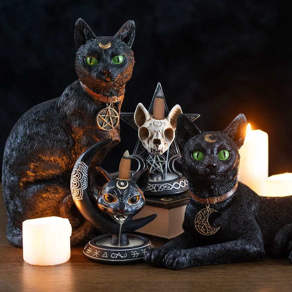 Something Different - Ouija Cat Backflow Wierookhouder - Multicolours